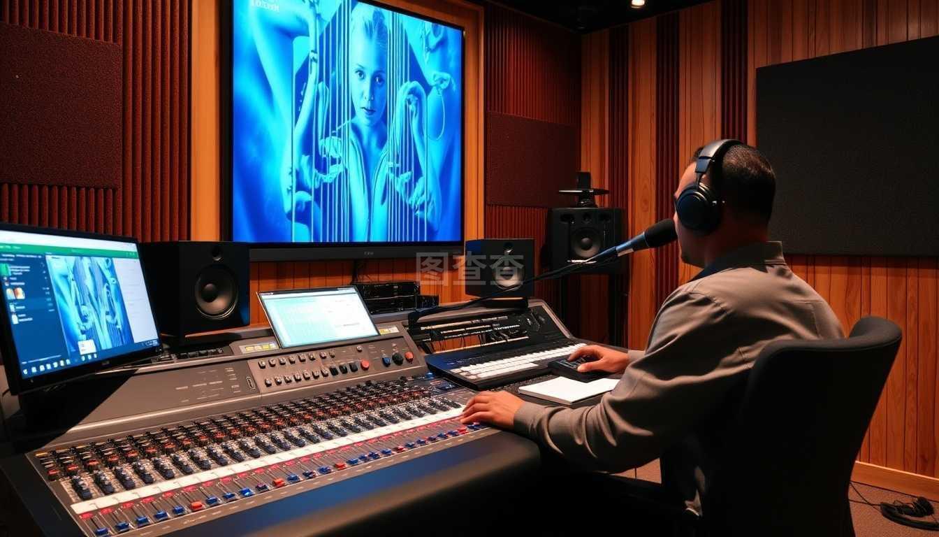 錄音棚混音臺(tái)專業(yè)音樂制作